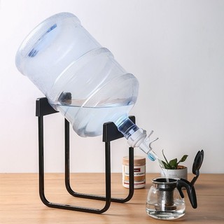 Giá đỡ bình nước 20L để bàn bằng sắt kèm đầu vòi rót nước