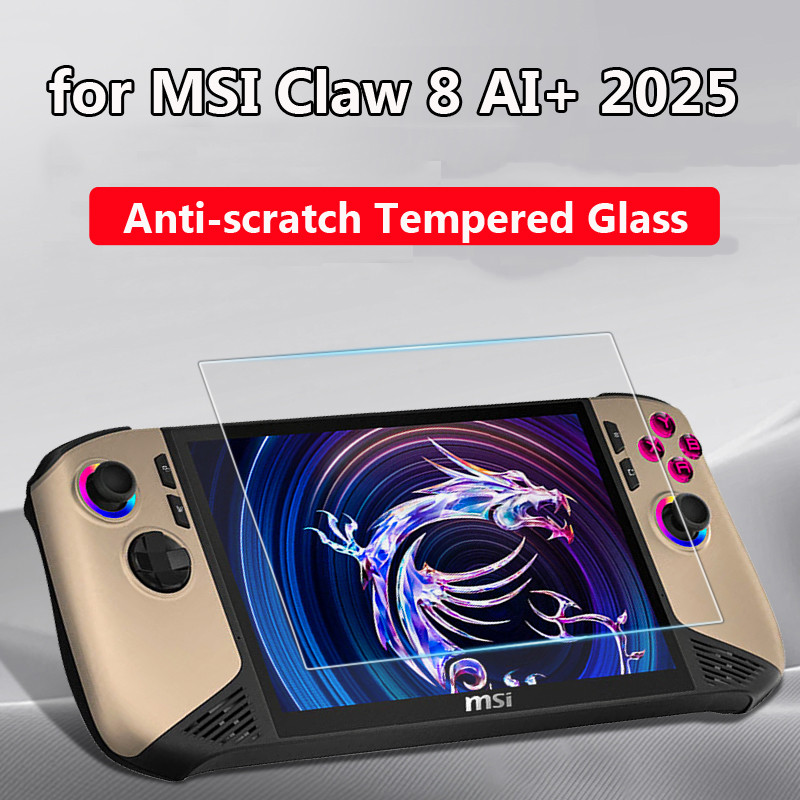 Kính Cường Lực Chất Lượng Cao Cho MSI Claw 8 2025 Màn Hình HD Bảo Vệ Phim Chống Trầy Xước Cho MSI Cl
