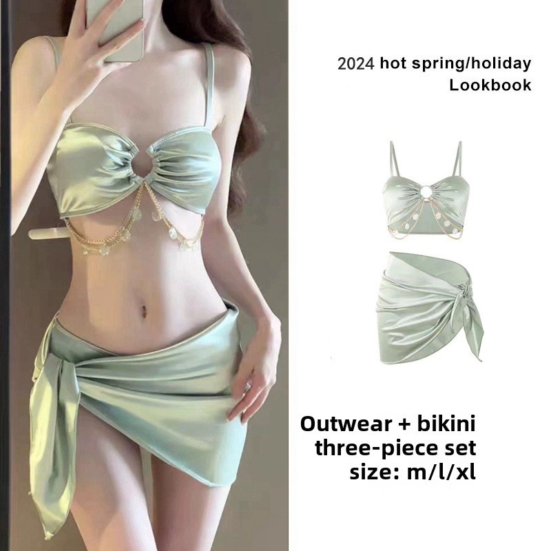 RICH-THEY Bộ Đồ Bơi Ba Mảnh Mùa Hè Bộ Bikini Thời Trang Mới Gợi Cảm Chất Lượng Cao Dành Cho Nữ | BigBuy360 - bigbuy360.vn