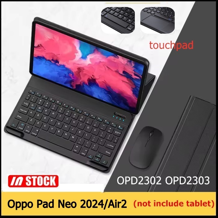 Dành Cho OPPO Pad Neo 2024 11.4 inch OPD2302 OPD2303 OPPO Pad Air 2 Không Dây Bluetooth Bàn Phím Chu
