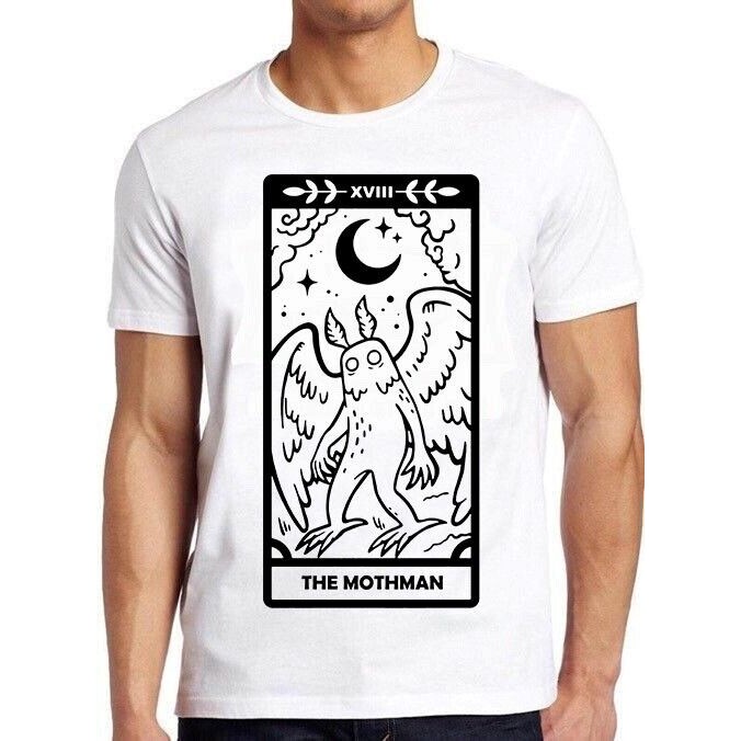 Mothman Tarot Card Legend Parody Ngộ nghĩnh Cool Meme Tee Áo C1170