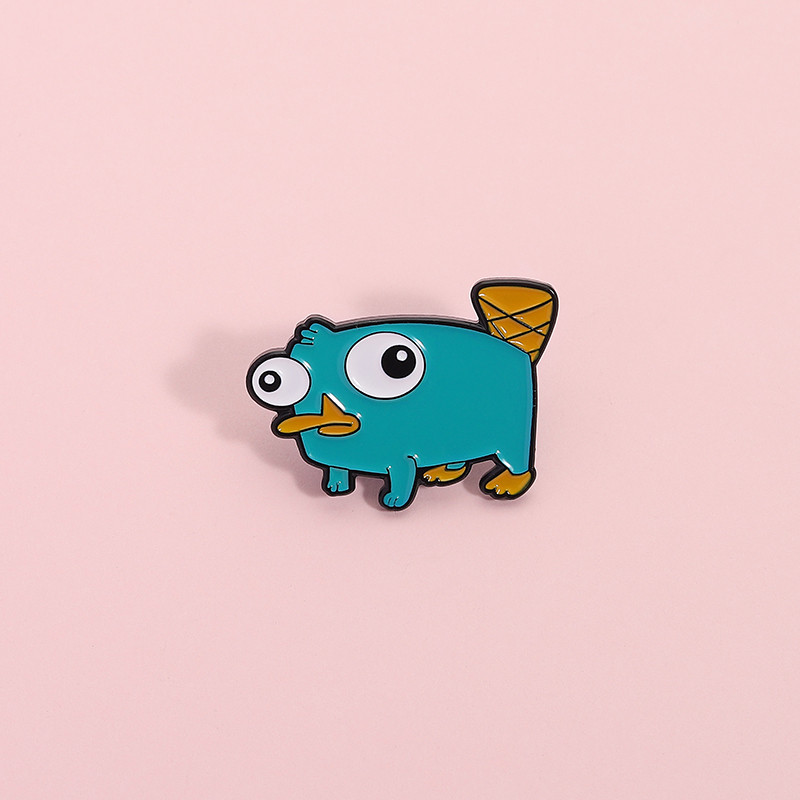 Hoạt Hình Phineas Và Ferb Nhân Vật Hoạt Hình Men Trâm Dễ Thương Sáng Tạo Perry The Platypus Huy Hiệu