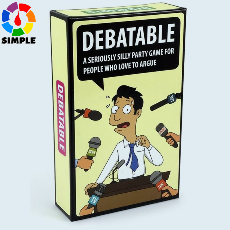 Mindmade Debatable - A Hilarious Party Game for People who Love to Argue