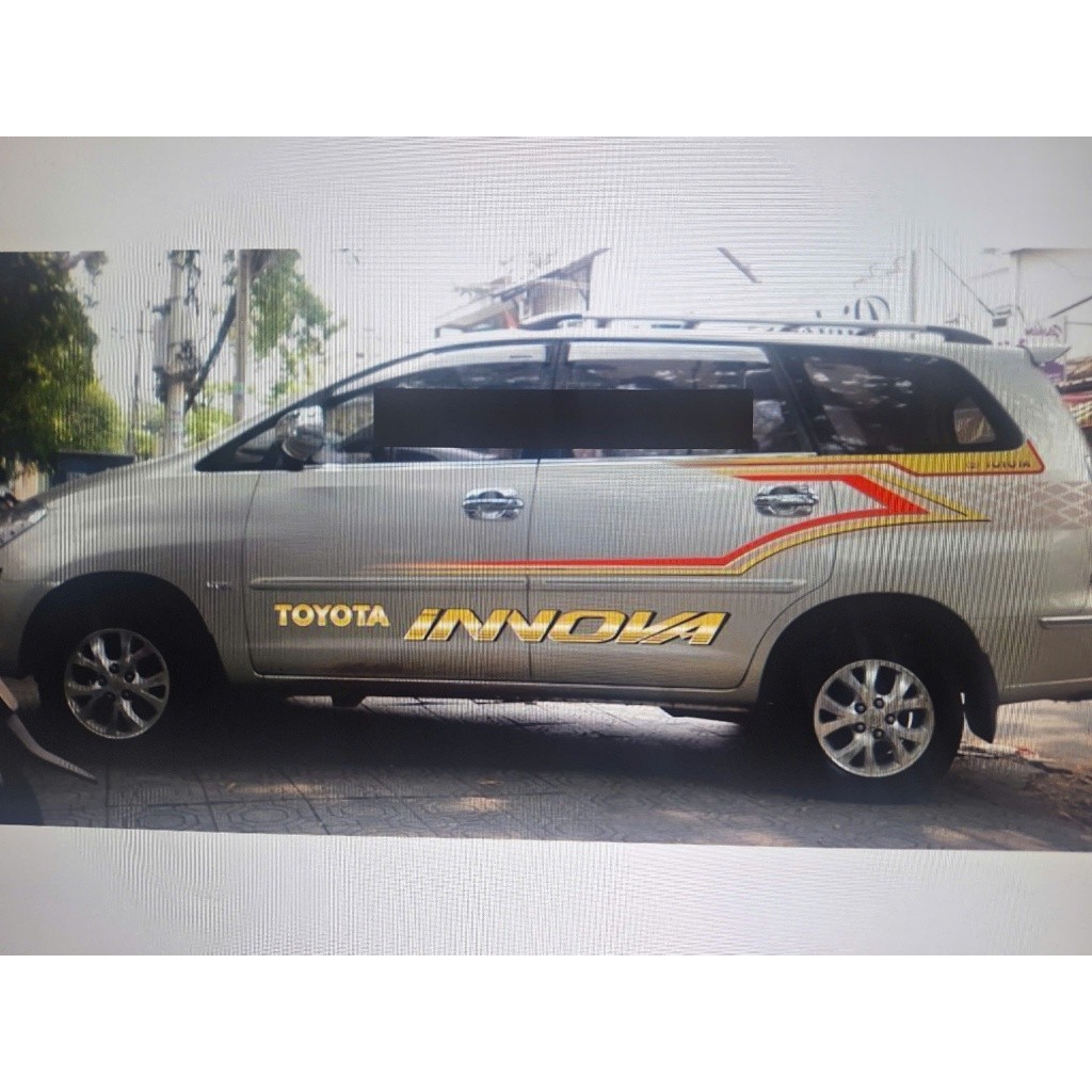 Tem Dán Sườn Xe innova mẫu mới .Tem Dán Sườn Xe Innova Mẫu Mới , mẫu tem tinh sảo innova [ BẢO HÀNH 