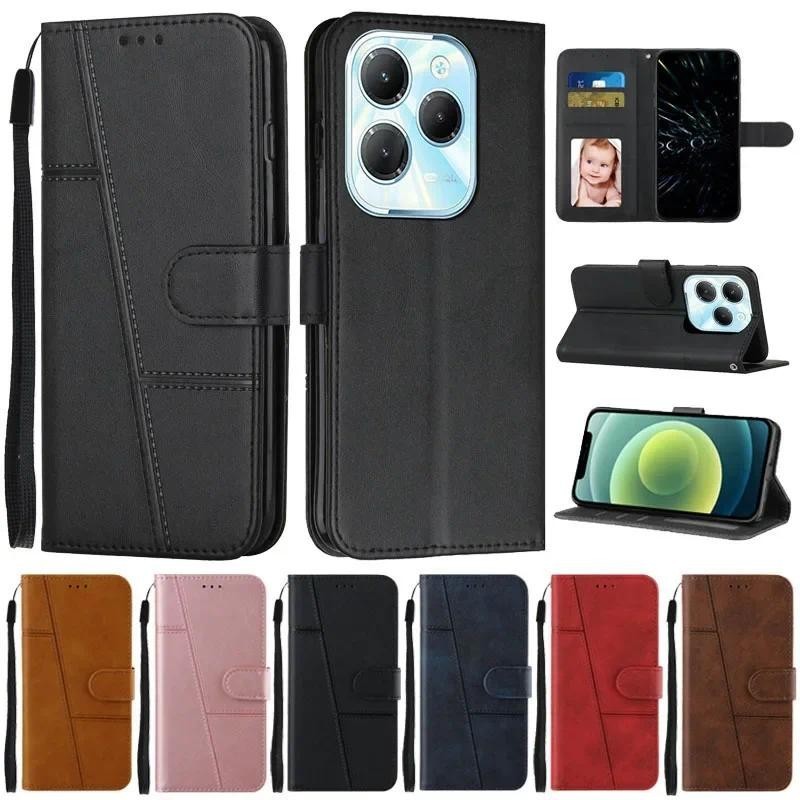 Dành Cho Infinix Hot 40 Pro Ốp Lưng Ví Lật Sách Dành Cho Infinix Hot 40 Hot40 Pro 40i Da Bảo Vệ Điện