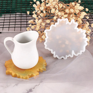 Hình Dạng Không Đều Coaster Silicon Đúc Nhựa Khuôn Cho DIY Nhựa Epoxy Khay Coaster Trang Sức Phát Hiện Dụng Cụ Khuôn Epoxy Thủ Công