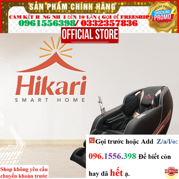 Kho Ghế Massage toàn thân Hikari H28