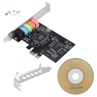 Card âm thanh pcie 5.1, card vòm pci express âm thanh nổi 3d