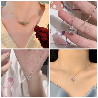 Ins Mặt Dây Chuyền Xương Đòn Dây Chuyền Gradient Hình Tình Yêu Vòng Cổ Ảnh Đạo Cụ Cô Gái Thời Trang Quà Tặng Cung Cấp