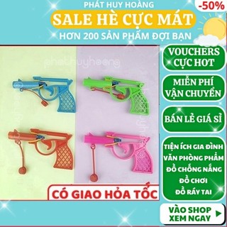 Súng bắn đồ chơi 🔫 FREESHIP 🚛 Có video thật 🎥 vui Súng bắn đồ chơi nhộn sử dụng dây chun cho trẻ - Phát Huy Hoàng