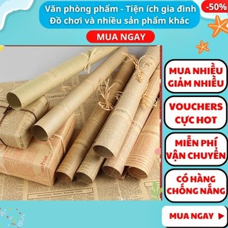 Giấy báo vintage gói quà cỡ 72x51 cm - Giấy gói quà phong cách cổ điển, Aplusmart