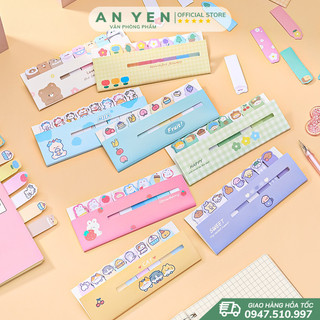 Set 120 miếng giấy dán ghi chú đánh dấu sticky giấy note to do list ghi chú chủ đề rabbit đáng yêu