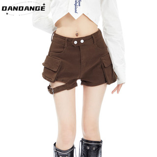 DANDANGE quần ống rộng quần nữ jean Thể thao xu hướng Vintage Fashion WNK23C099H 19Z240507