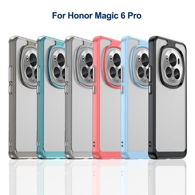 Ốp Màu Trong Suốt Cho Honor Magic6 / Magic5 Pro / Lite Magic4 Lite Magic 6 Pro / Lite 5 Pro / Lite 4