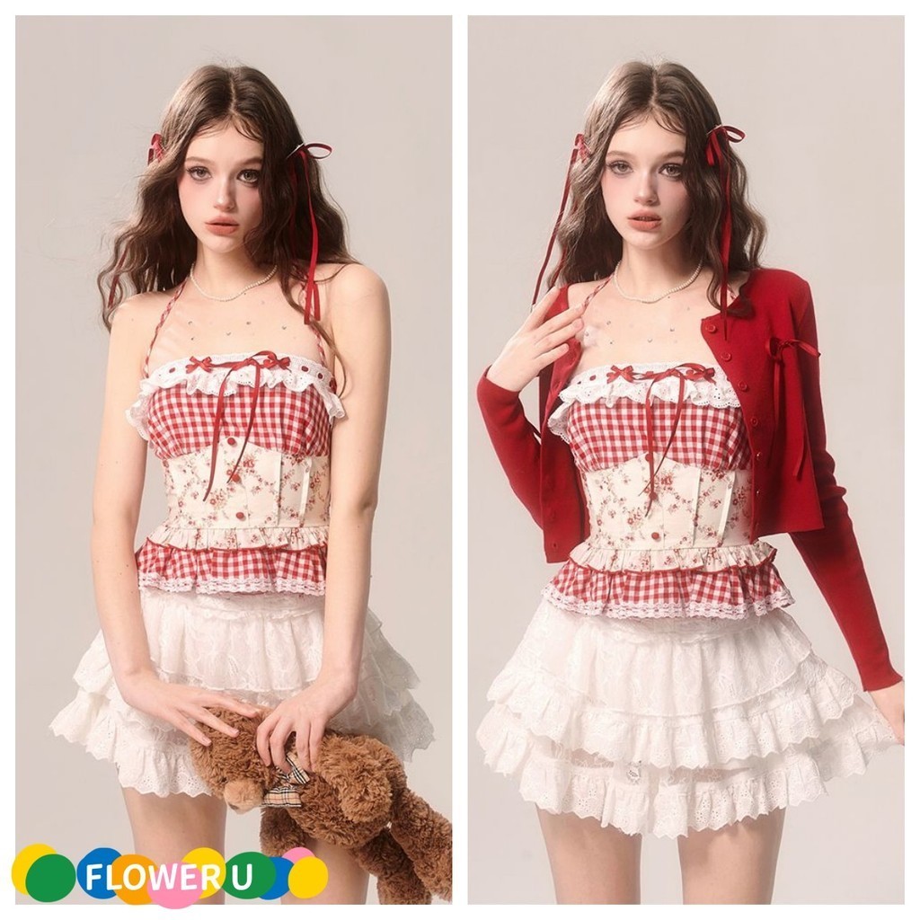 (Giao Hàng Tại Hà Nội) Áo Croptop Thời Trang Nữ Mùa Hè Áo 2 Dây Áo Ba Mới Phong Cách Hàn Quốc