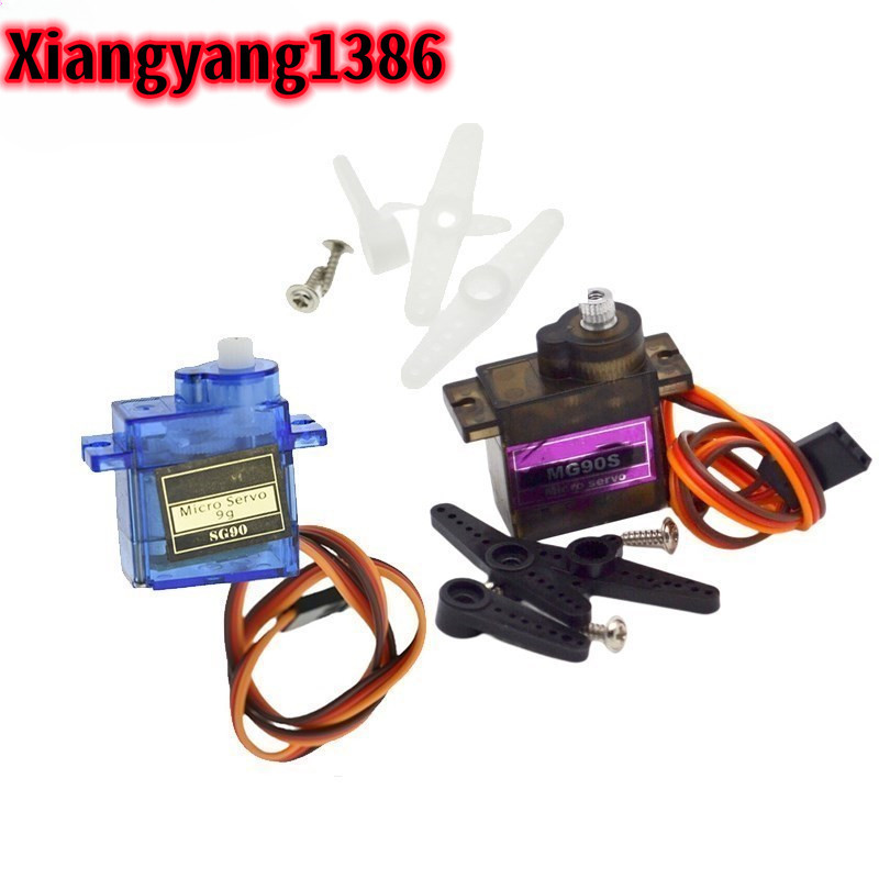 1 / 5 Chiếc SG90 MG90S 9g micro servo Cho Máy Bay Máy Bay 6CH rc helcopter kds esky Căn Chỉnh Trực T
