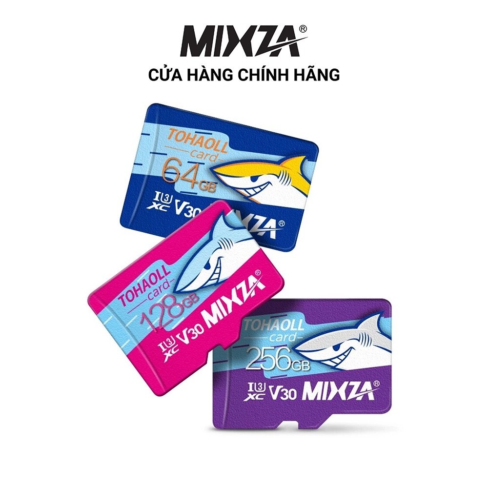 Thẻ Nhớ Micro SD Mixza TOHAOLL Ocean Series SDXC ( Class 10, V30, U3 ) 80~95MB/s 4K video recording