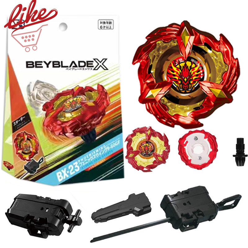 Beyblade X BX-23 Phoenix Wing Beyblade Xtreme với Launcher Grip Set cho Beyblade Burst Đồ chơi trẻ e