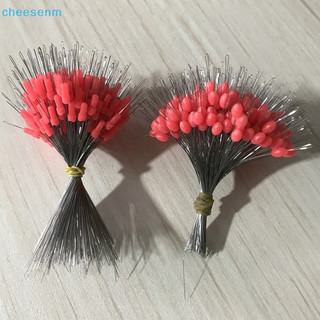 Cheenm 300 chiếc phao cao su chặn câu cá bobber chặn phao hình trụ không gian đậu vn