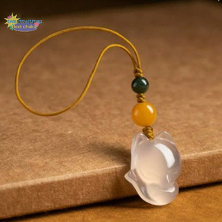 Trtop Mã Não Hoạt Hình Cáo Dây Xích Điện Thoại Mặt Dây Chuyền Túi Treo Chalcedony Móc Khóa U Đĩa Tiền Xu Ví Đồ Trang Trí VN