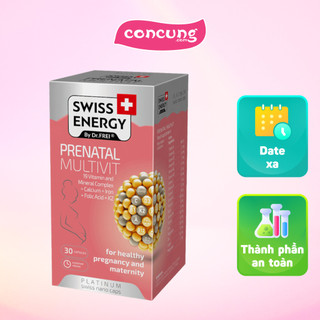 Vitamin cho phụ nữ mang thai, cho con bú Swiss Energy Prenatal Multivit