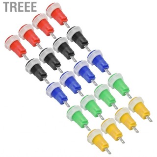 Treee Binding Post Insulated Safe 4 Set Banana Socket Brass for Speaker Testing