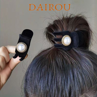Kẹp tóc hình DAIOUShark, đen, phong cách cổ điển