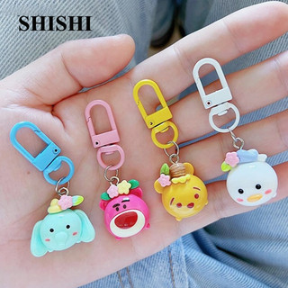 Shishidayto Phim hoạt hình Gấu bông ba mắt, Móc khóa nhựa Mickey, Mặt dây chuyền túi, Mặt dây chuyền ba lô học sinh, Quà tặng cô gái dễ thương VN