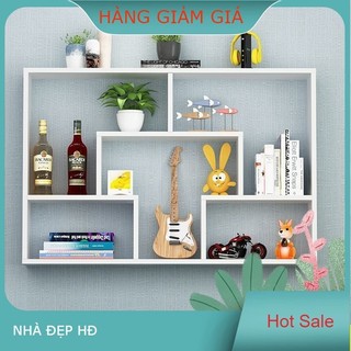 HOẢ TỐC - HD-012 - kệ gỗ TREO TƯỜNG , đa năng, tiện dụng chất liệu MDF
