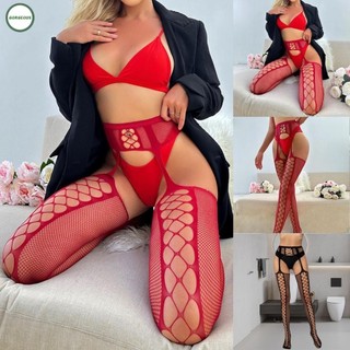 ⭐READY STOCK ⭐Womens Pantyhose Tights Suspender Pantyhose Crotchless Free Size Comfortable[Overseas Products]