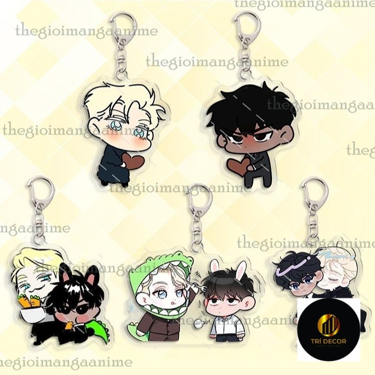 Móc khoá in hình CODENAME ANASTASIA Mật Danh Anastasia boylove mica trong acrylic chibi xinh xắn