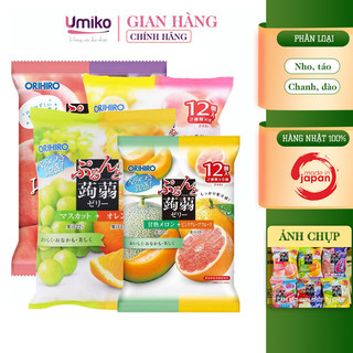 Thạch Trái Cây Orihiro Nhật Bản Dai Giòn, Nhiều Vị 240g