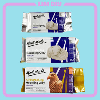 Đất sét Mont Marte tự khô chuyên dùng điêu khắc, tạo hình nghệ thuật LIM DIY