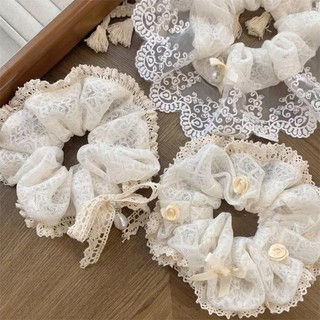 2024 đầu hoa nơ scrunchy tóc nhẫn nữ đầu