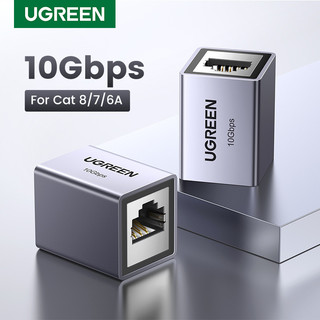 Đầu Nối Mạng LAN RJ45 Ugreen 15117 NW261 Nối Dây Cat5 Cat6 Cat7, Hợp Kim Nhôm, Tốc Độ 10Gbps