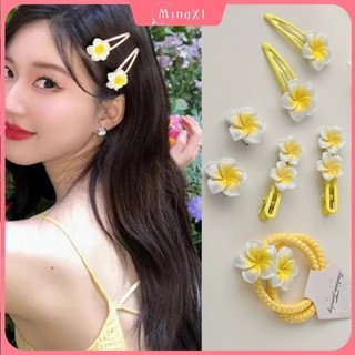 Frangipani Rừng Kẹp Tóc Nữ Hàn Quốc Nổ Kẹp Đi Biển Thời Trang Và Dễ Thương Dây Tóc Phụ Kiện Tóc