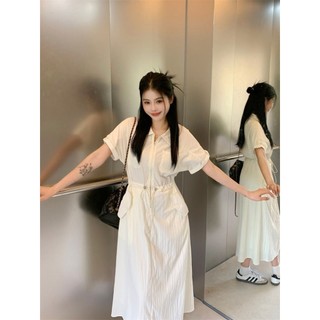 Váy Liền Trang Phục Thường Ngày Phong Cách Pháp Váy Chữ A Tôn Dáng Gầy Cho Nữ Mùa Hè