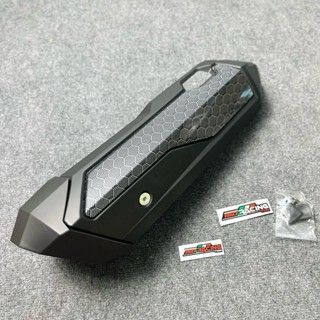 ￼Ốp pô KIỂU 350i MÀU CACBON sử dụng cho Honda SH 125i/150i 2020- 2024 phụ kiện xe máy