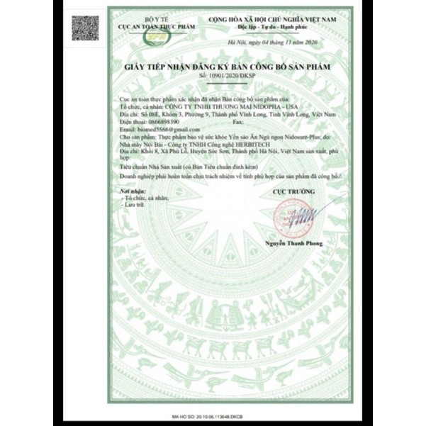 [Hộp 20 gói/10ml]Siro Yến sào Ăn Ngủ Ngon Nidosure Plus⚡Bồi bổ sức khoẻ ⚡cho người lớn và trẻ em