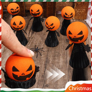 5 / 1 Cái Halloween Trẻ Em Búp Bê Nhảy Bí Ngô Đen / Người Lớn Ngày Lễ Kỷ Niệm Bó Hoa Mới Lạ Giảm Căng Thẳng Đồ Chơi / Tinh Thần Quỷ Khăn Quà Tặng Trẻ Em Vui Nhộn