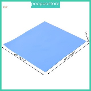 Poop cpu nhiệt pad 100x100x1mm cpu chip tản nhiệt làm mát tấm silicon dẫn nhiệt cho laptop tản nhiệt cpu gpu s