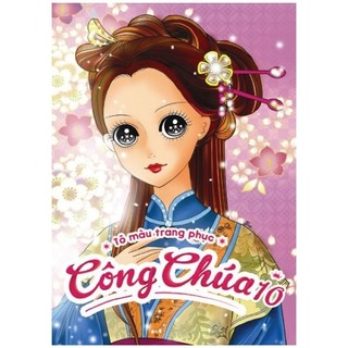 Sách - tô màu trang phục công chúa