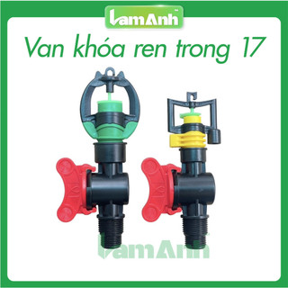Van khoá khởi thuỷ ren trong 17mm / 21mmra ren ngoài 17-21mm - Lam Anh