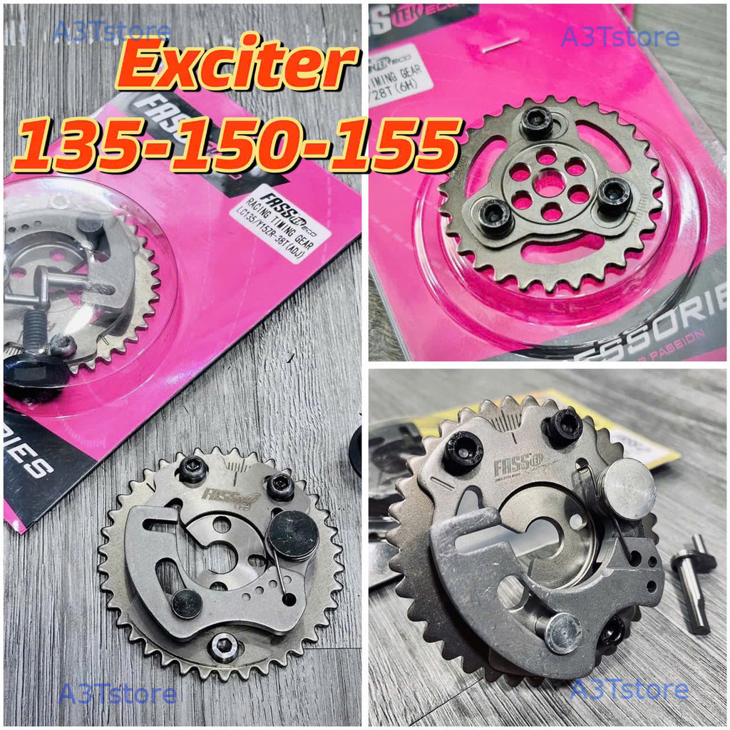 Bánh cam tăng chỉnh Exciter 135 & 150 & 155 Fasstek Racing A3T 8866 00