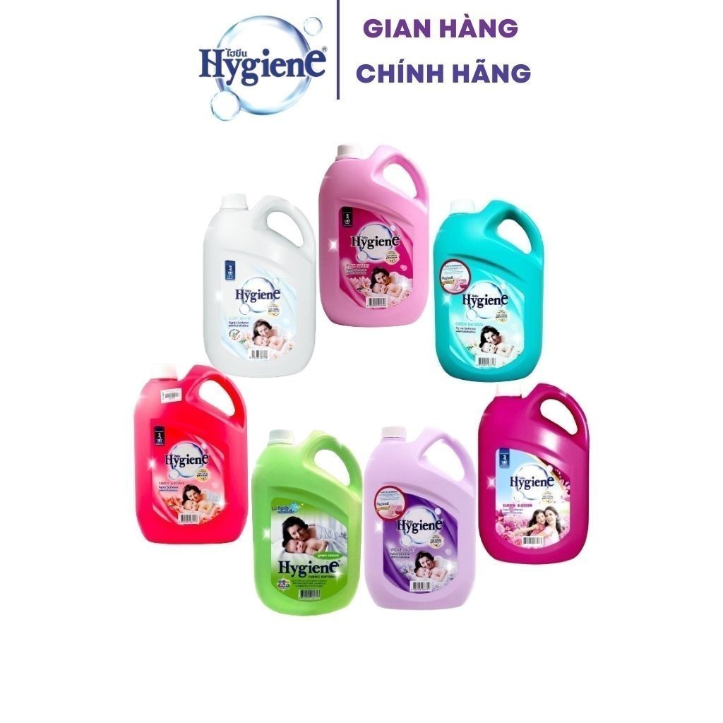 (HÀNG CHÍNH HÃNG) Nước Xả Quần Áo Thái Lan Hygiene túi 3500ml  thơm lâu hàng chính hãng  # #  @