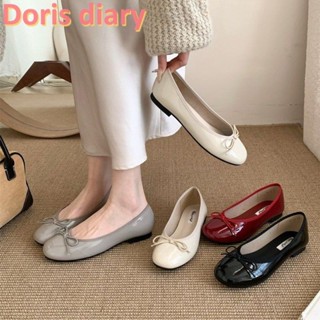 [Nhật ký Doris] Giày đế thấp mũi tròn dành cho nữ Giày Mary Jane