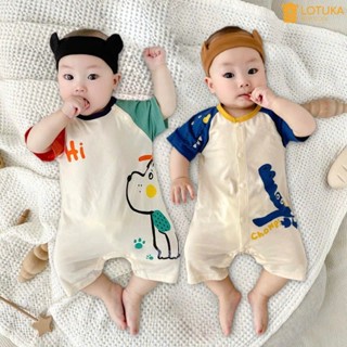 Body Đùi In Hình Thú Dễ Thương LOTUKA Cho Bé Chất Thun Mềm, Bodysuit Cho Bé Trai bé Gái, Bộ Liền Thân Trẻ Em Size 3-12kg