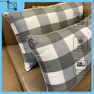 Ruột gối kẻ muji cao cấp kích thước 45x65