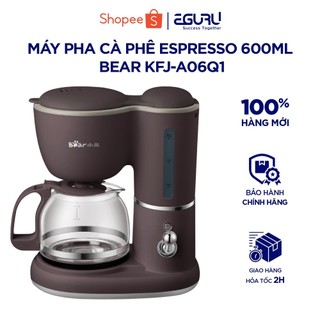  Máy pha cafe mini Bear KFJ-A06Q1 tự động dung tích 600ml –Hàng chính hãng BH 18 Tháng 