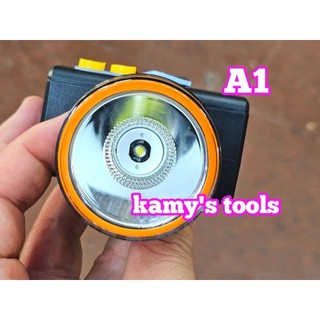 A1 Đèn pin đội đầu LED siêu sáng kamytools